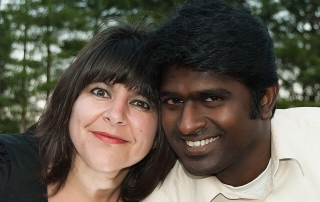 an interracial couple